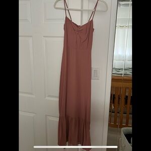 NWT Reformation Emersyn Dress in Praline